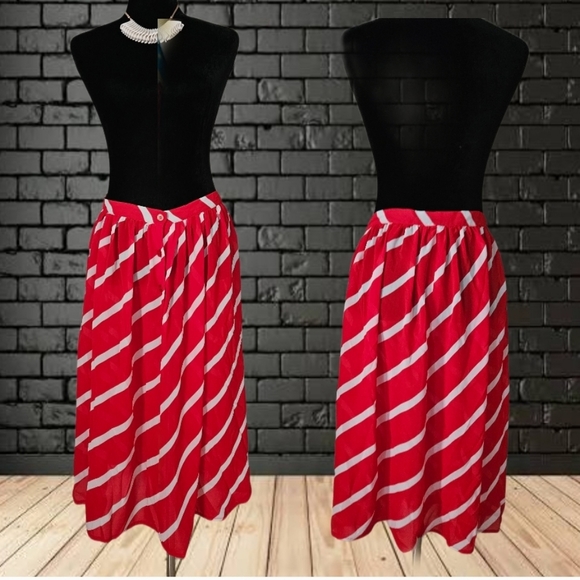 Chaus Women Striped Skirt - Picture 1 of 4